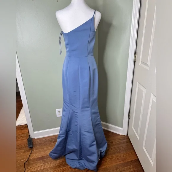 Amsale blue gown